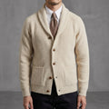 Men's Shawl Collar Cardigan - Soft Knit with Raglan Sleeves 0