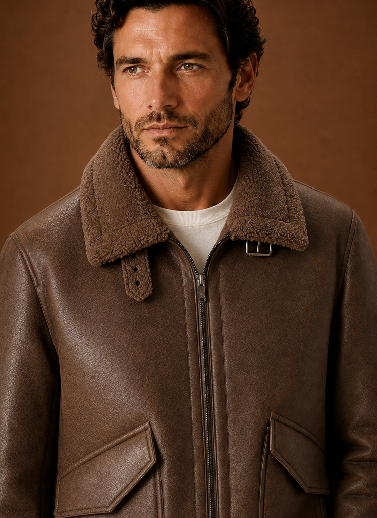 Men's tailored winter overcoat featuring a thick lining designed for cold weather, showcasing a sophisticated style and warm insulation, perfect for formal and casual occasions. 2