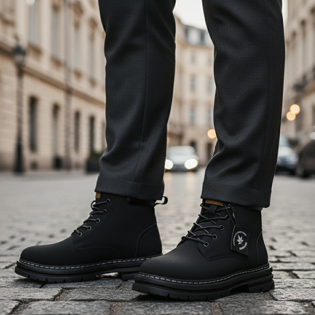 Fur-Lined Insulated Snow Boots