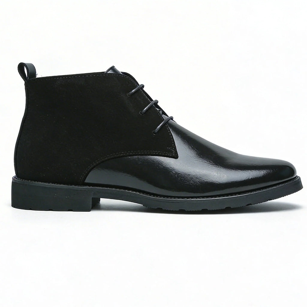 Polished Men's Dress Boots with Grippy Outsole and Cushioned Insole 0