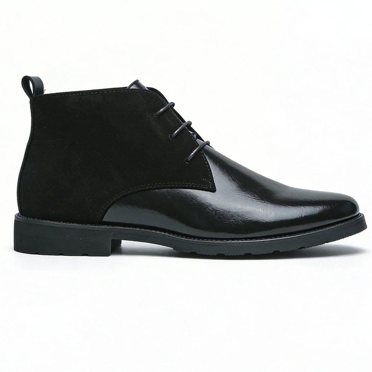 Polished Men's Dress Boots with Grippy Outsole and Cushioned Insole 0