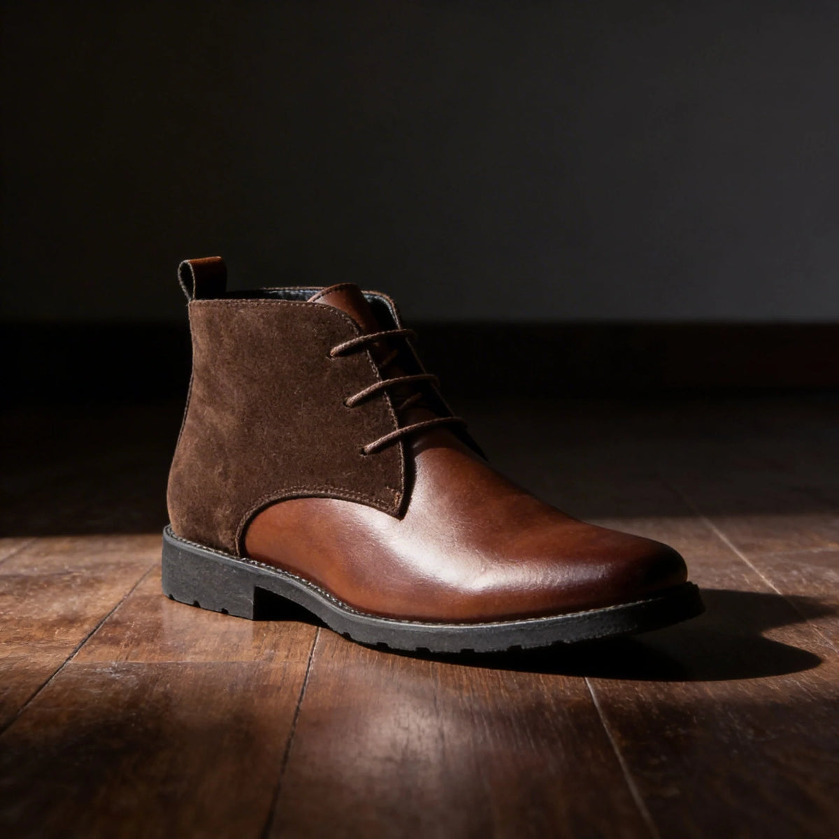 Polished Men's Dress Boots with Grippy Outsole and Cushioned Insole 5
