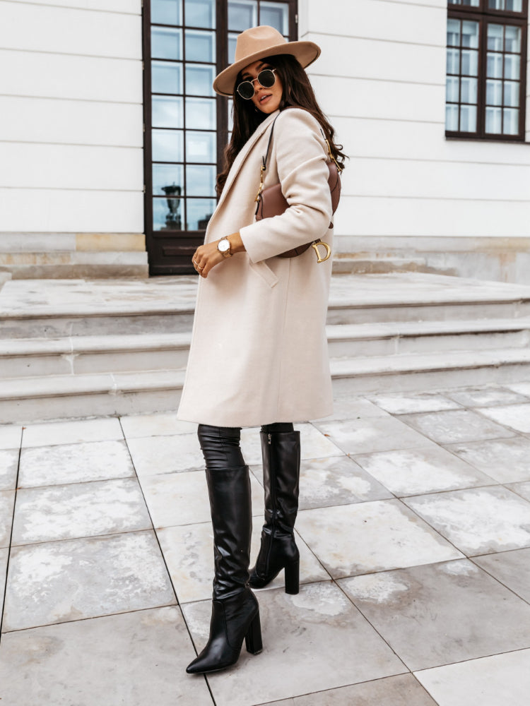 Double-Breasted Long Coat
