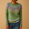 Wool Blend Women's Sweater with Unique Print for Comfort and Style 0