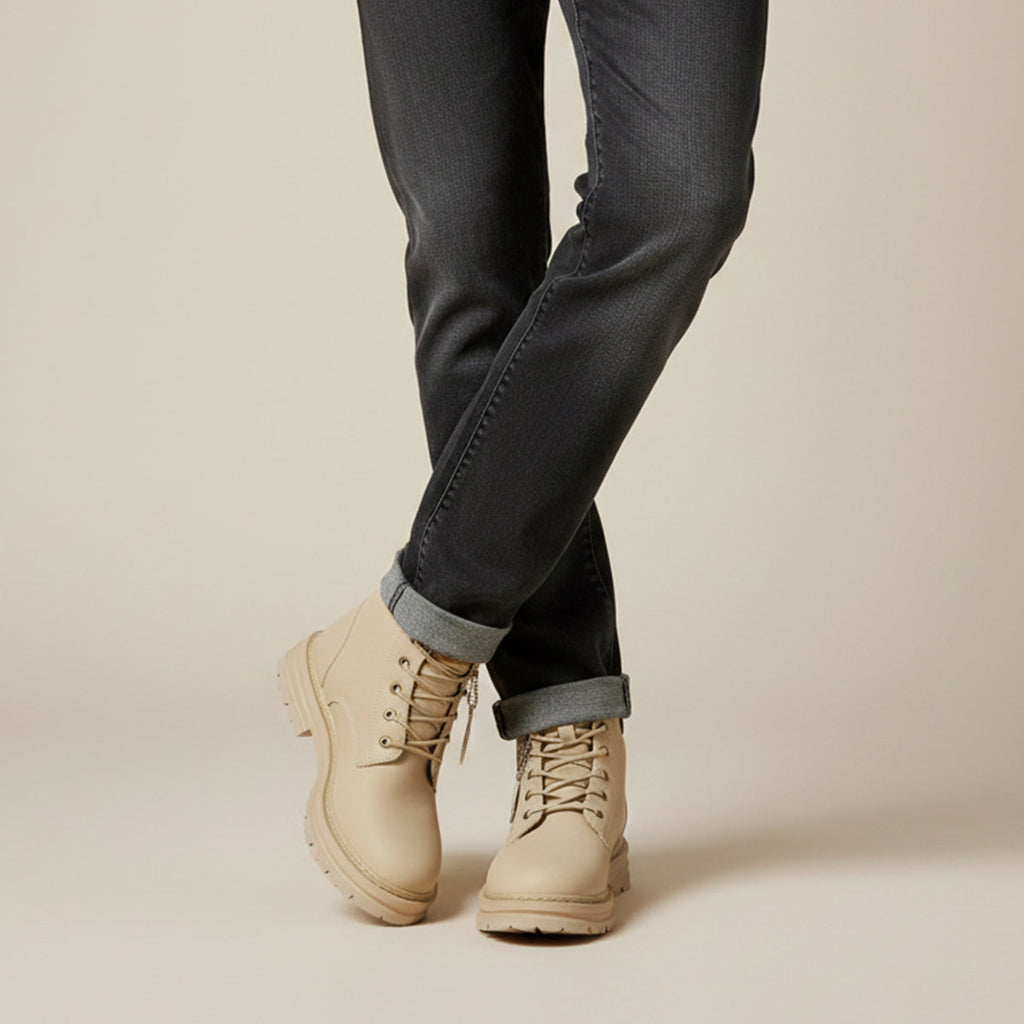 Fur-Lined Insulated Snow Boots