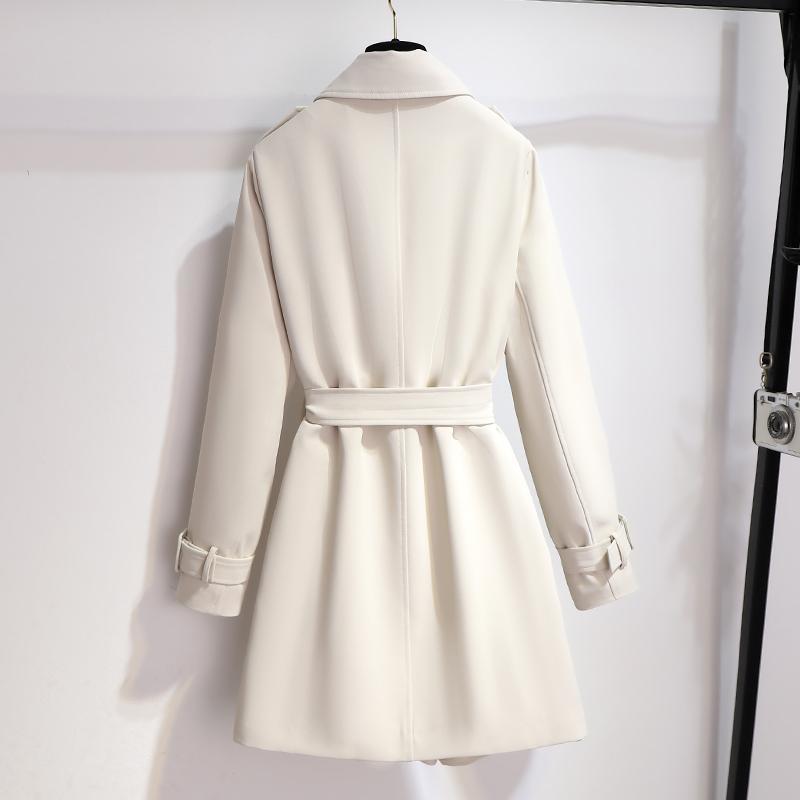 Classic Lapel Belted Trench Coat