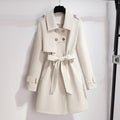 Classic Lapel Belted Trench Coat
