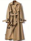 Longline Double-Breasted Trench