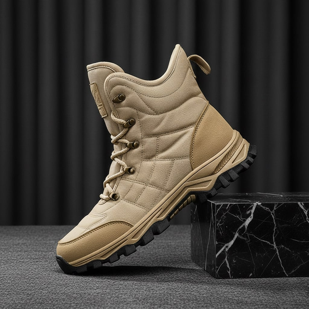 Insulated Lace-Up Ankle Boots