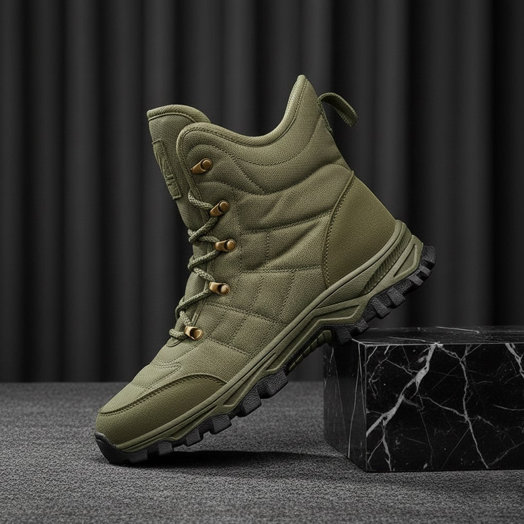 Insulated Lace-Up Ankle Boots