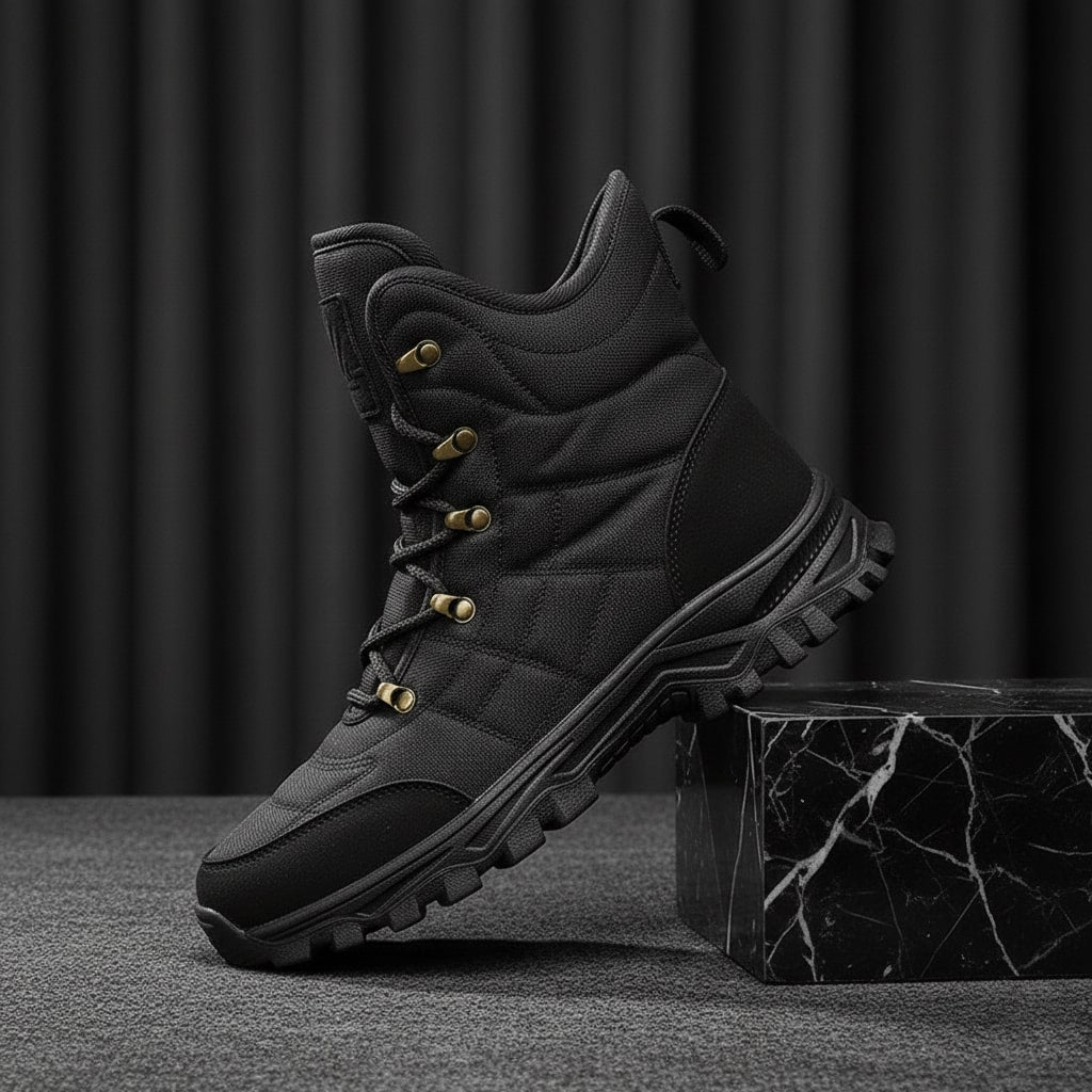 Insulated Lace-Up Ankle Boots