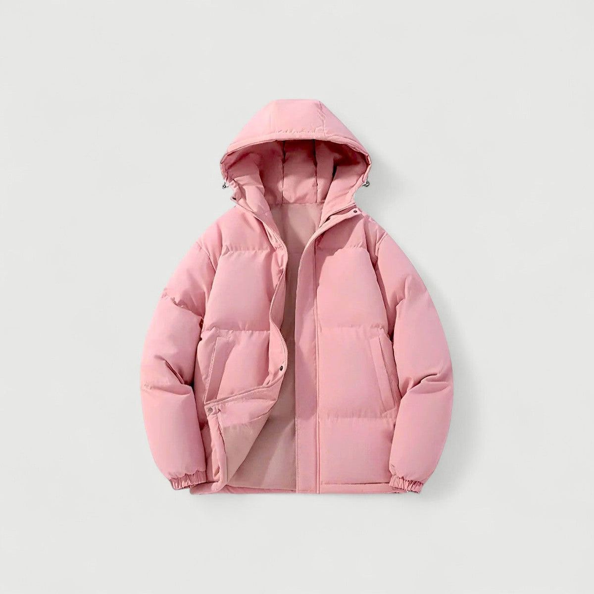 Winter Puffer Jacket with Hood