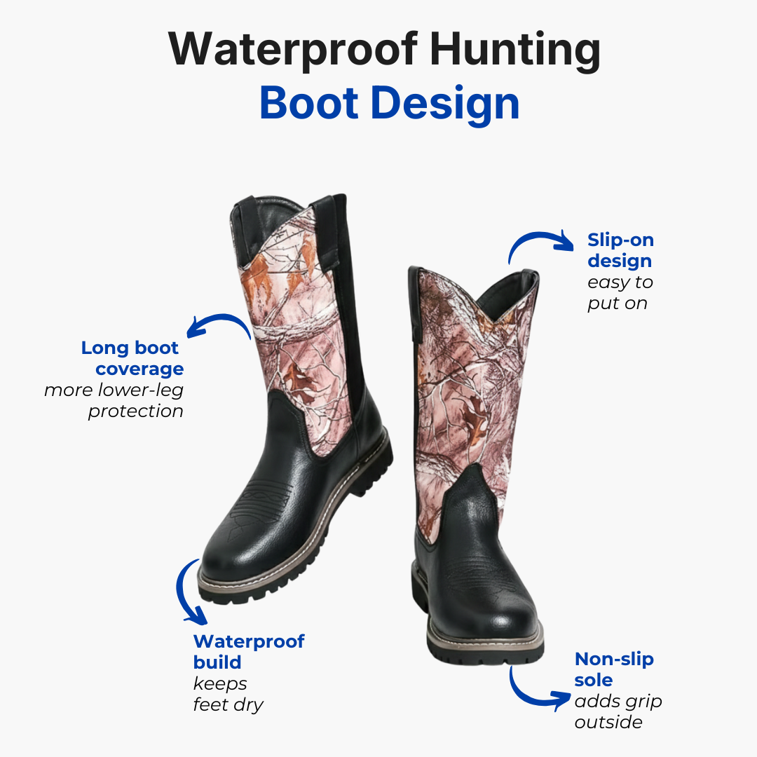 Waterproof Pull-On Hunting Boots