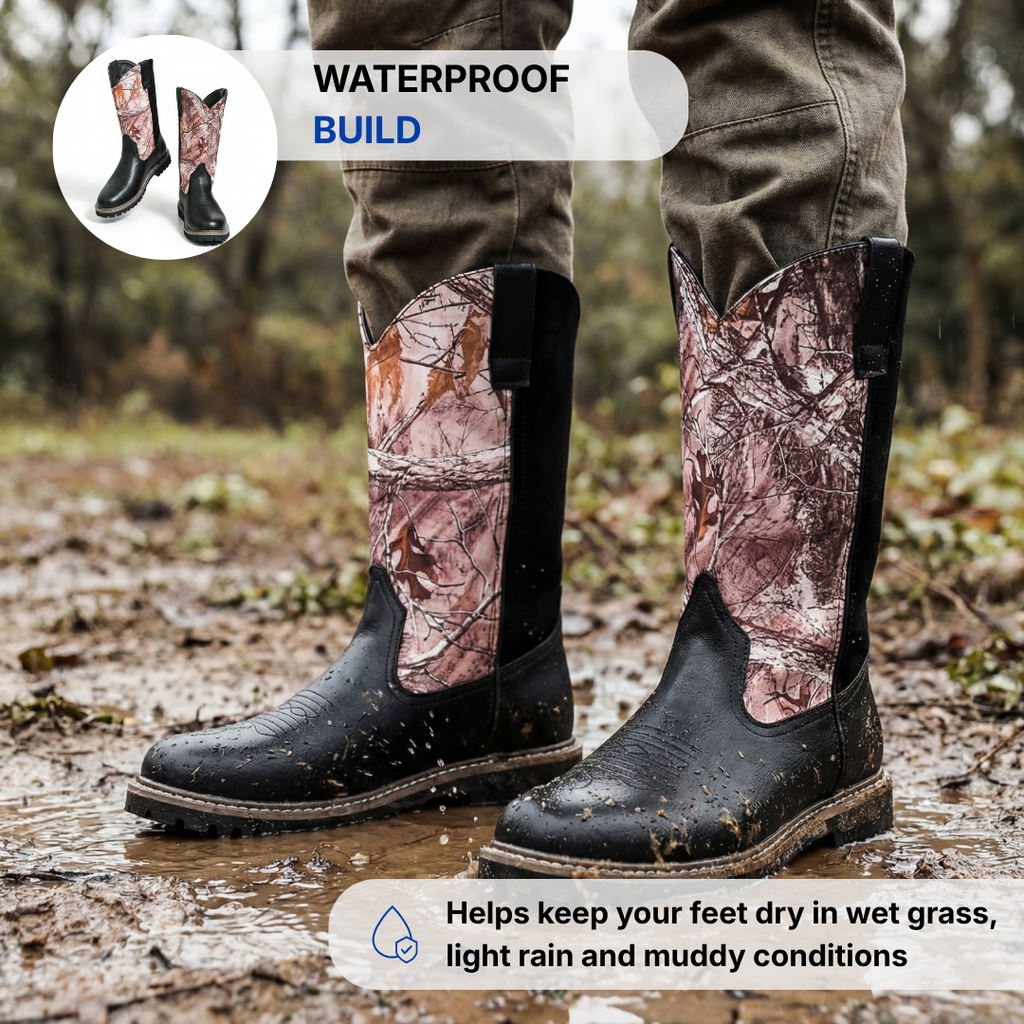 Waterproof Pull-On Hunting Boots