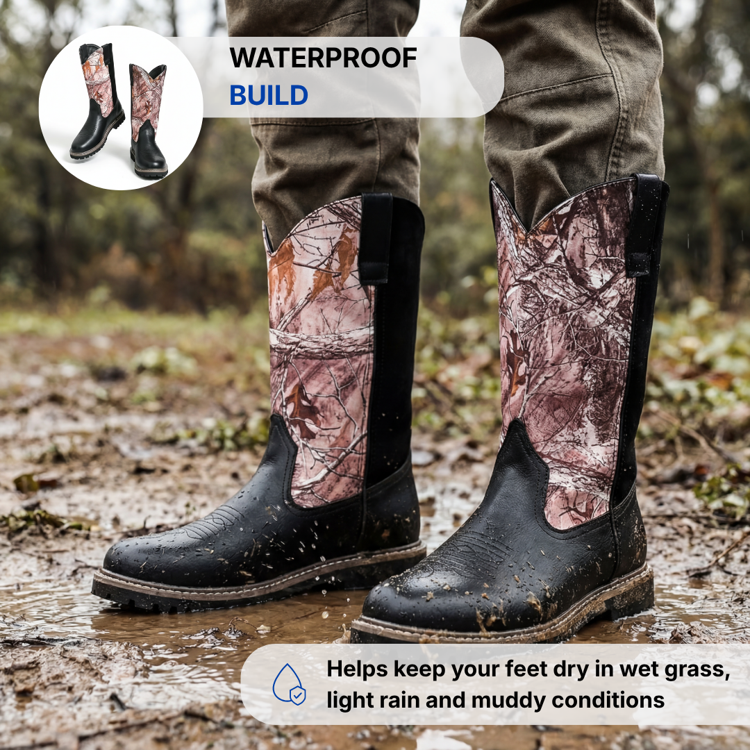 Waterproof Pull-On Hunting Boots